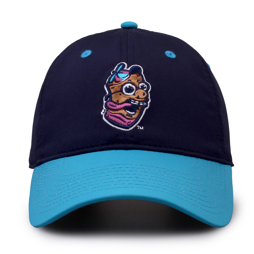 Premium Cork Dorks Navy & Teal Relaxed Baseball Cap - Comfortable Adjustable Dad Hat for Golf, Fishing, Outdoor Sports & Casual Wear