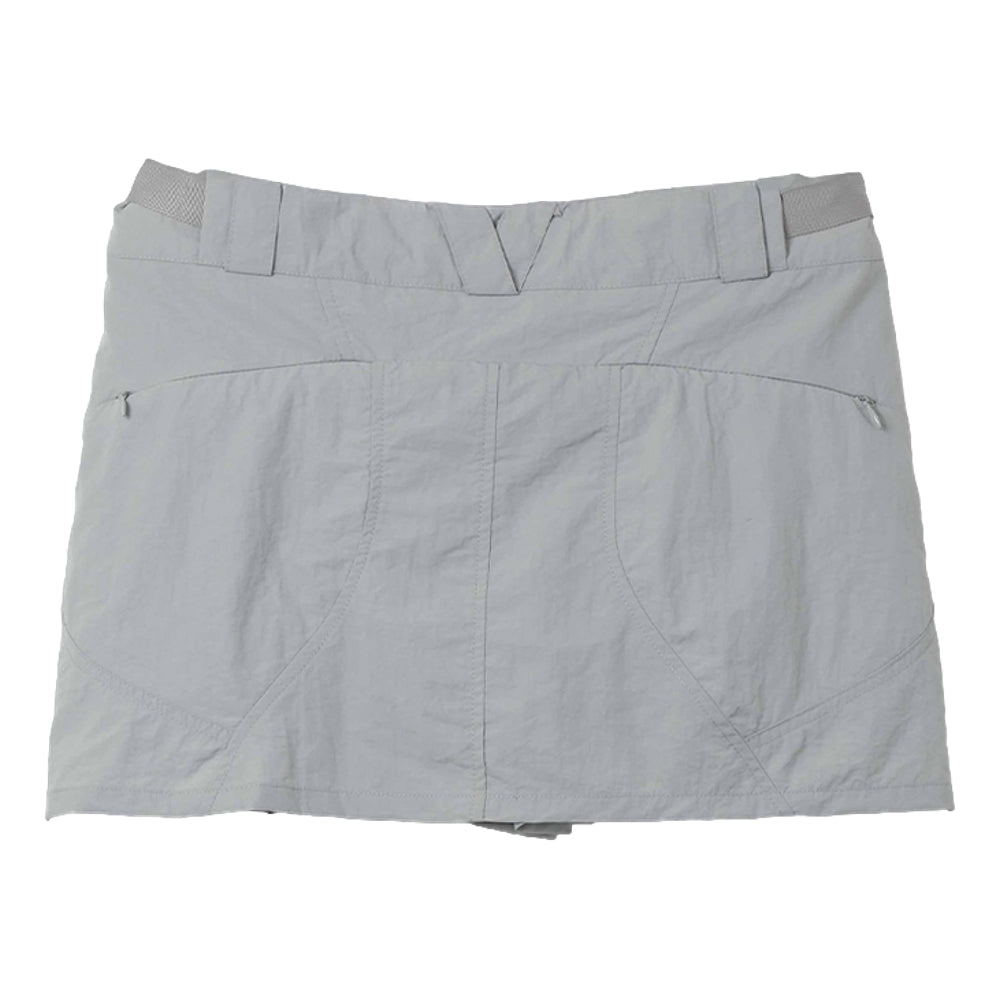 Astra Polish Mini Skirt Light Grey - Women's Fashion Stretch Pencil Skirt for Office, Party & Casual Wear