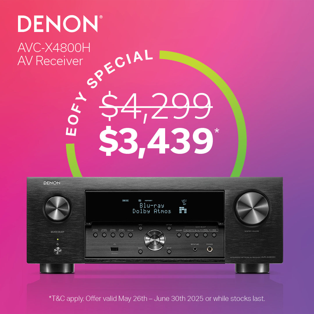 Denon AVC X4800H 9.4 Channel 8K AV Receiver with Dolby Atmos & IMAX Enhanced - Premium Home Theater Audio System for Movies, Music & Gaming