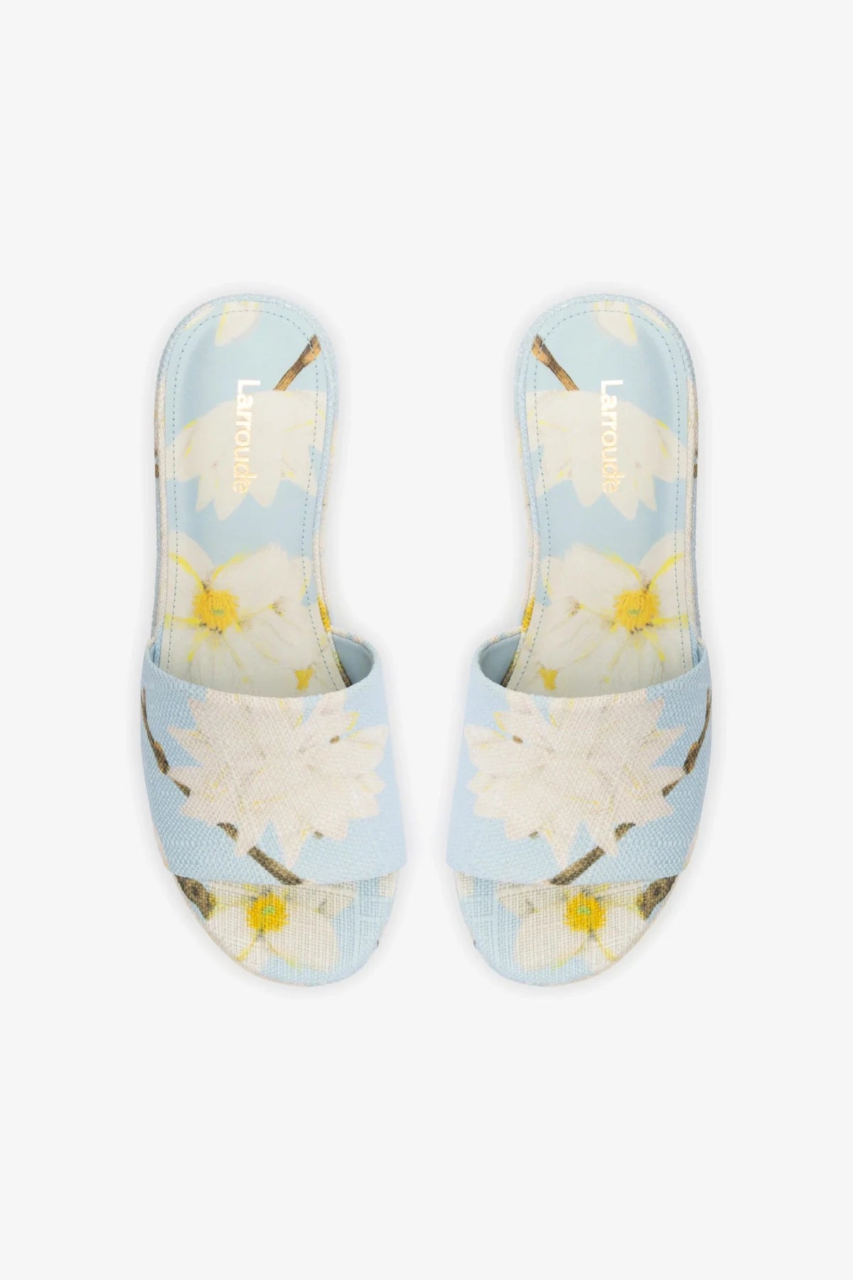 Alex Flatform Mule Sandals - Maya Printed Raffia Slides for Women | Comfortable Summer Beach Shoes for Outdoor, Vacation & Casual Wear