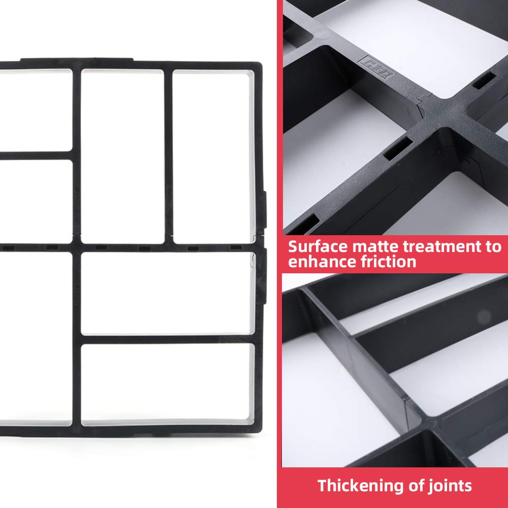 8-Grid Reusable Concrete Walk Maker Mold - 15.7