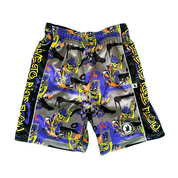 Boys Skateboard Flow Shorts - Breathable & Durable Skateboarding Shorts for Active Kids - Perfect for Skateboarding, BMX, and Outdoor Sports
