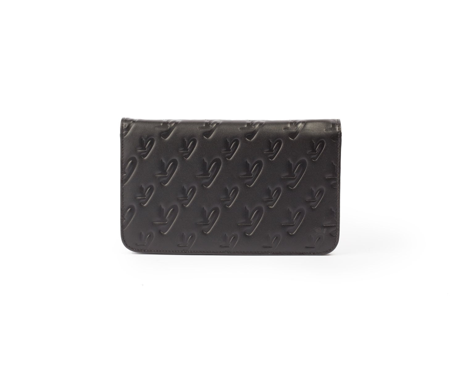 Luxury Monogram Silver WOC Handbag in Black - Perfect for Evening Parties, Date Nights & Special Occasions
