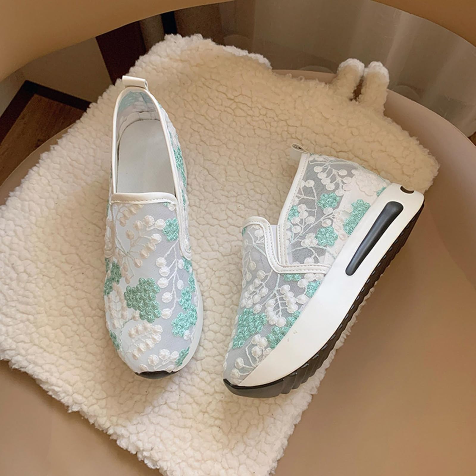 Women's Slip-On Tennis Shoes - Comfortable Casual Walking Sneakers for Women | Lightweight Canvas Shoes for Everyday Wear, Gym, and Outdoor Activities