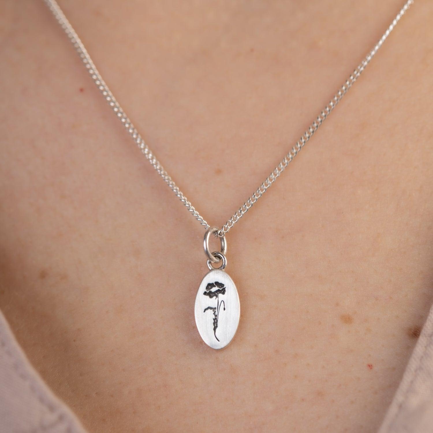 Birth Flower Pendants - Personalized Floral Necklace for Women - Meaningful Gift for Mom, Daughter, Sister - Perfect for Birthdays, Anniversaries & Special Occasions