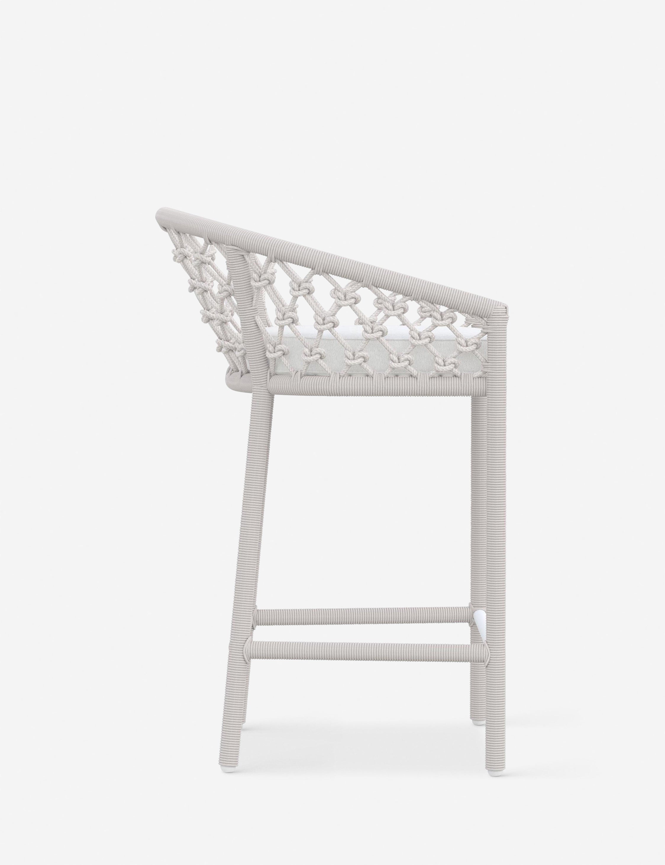 Gibbs Indoor Outdoor Counter Stool - Modern Bar Stool for Kitchen Island, Dining Table & Patio - Adjustable Height & Comfortable Seating - Perfect for Home, Cafe & Restaurant Use