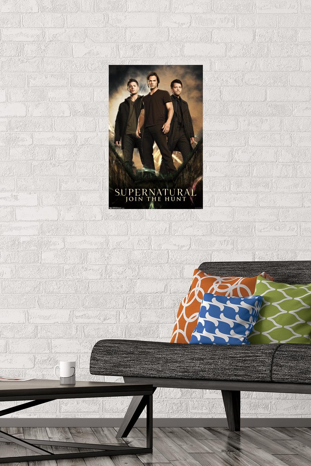 Supernatural TV Show Group Wall Poster - 14.725 x 22.375 Inches Premium Unframed Art Print | Perfect for Bedroom Decor, Living Room Wall Art & Gift for Supernatural Fans