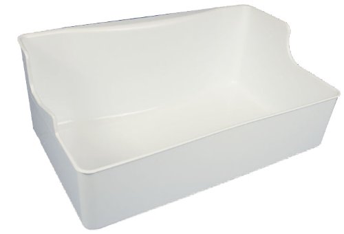 LG Electronics 5074JJ1055A Replacement Freezer Ice Bucket - Compatible with LG Refrigerators - Durable White Plastic - Perfect for Kitchen, Home & Office Use