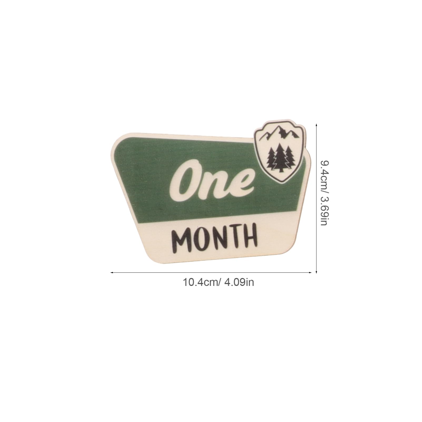 Totority 24 Pcs Baby Month Milestone Sign Set - Newborn Announcement Felt Flap Photo Props for Monthly Growth Tracking | Perfect for 1st Birthday, Baby Shower Decor & Woodland Theme Nursery