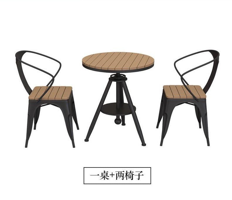 GIOVANNI 5-Piece Outdoor Patio Dining Set - Weather-Resistant Wicker Furniture for Apartment Balcony, Villa Garden & Backyard - Perfect for Al Fresco Dining & Outdoor Entertaining