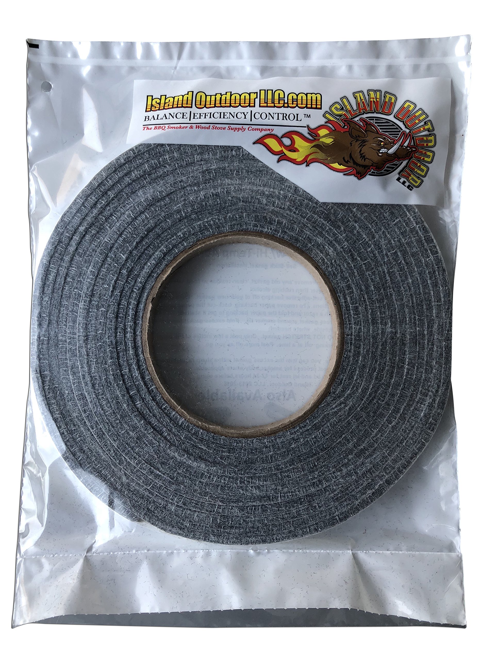 LavaLock® High Temperature Self-Adhesive BBQ Smoker Gasket - 10ft x 1/8