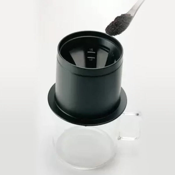 Hario V60 Ceramic Coffee Dripper & Paper Filter Set - Perfect for Pour Over Brewing at Home or Cafe