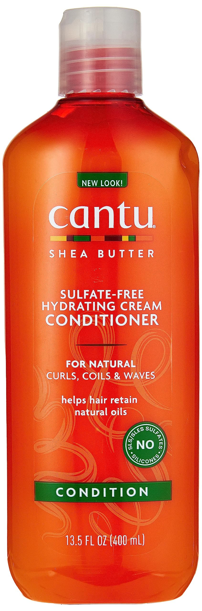 Cantu Sulfate-Free Hydrating Natural Hair Conditioner for Curly & Dry Hair - 13 fl oz (383 ml) Pack of 2 | Deep Moisturizing Treatment for Natural Hair Care | Perfect for Daily Use & Salon-Quality Results at Home