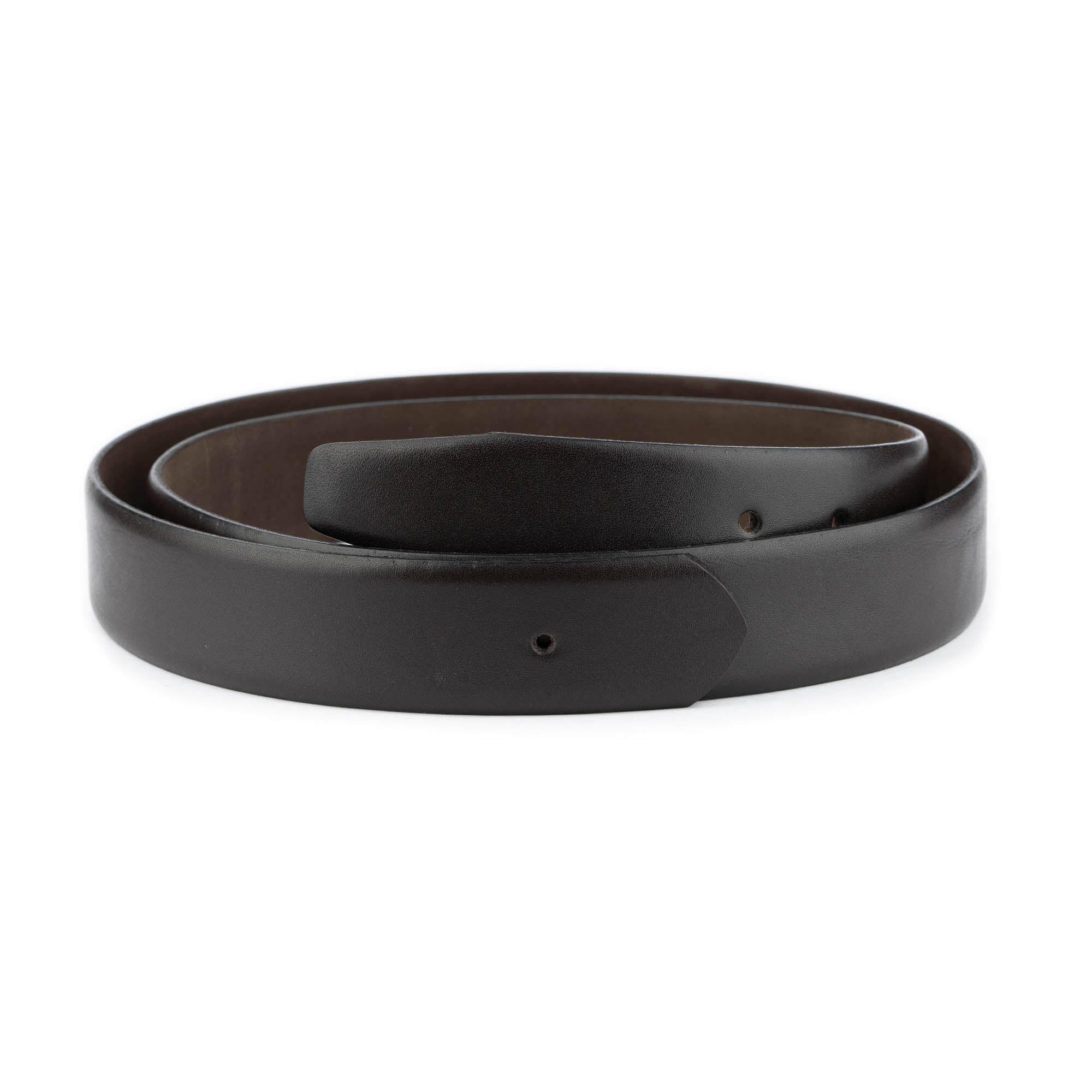 Premium 3.5cm Smooth Brown Genuine Leather Belt for Men - Replacement Strap Compatible with Dunhill Buckles | Dress & Casual Wear for Office, Business & Everyday Use