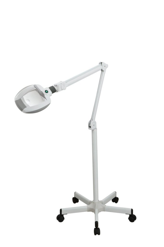 Silverfox LED Magnifying Lamp with 3D Lens - 5X Magnification & Adjustable Arm - Perfect for Jewelry Making, Watch Repair, and Crafts