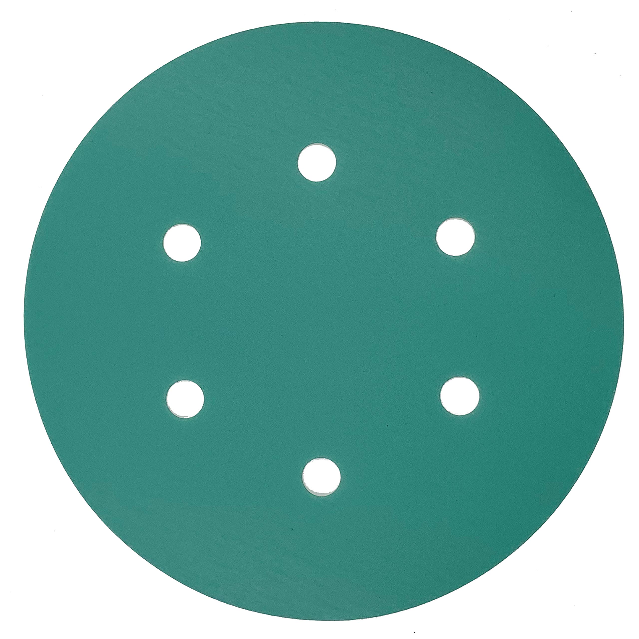 TigerShark 6 Inch Sanding Discs - 20 Pack 800 Grit Wet/Dry Hook & Loop Sandpaper with Anti-Clog Coating | Dustless Random Orbital Sander Paper for Woodworking, Metal Polishing & Automotive Refinishing