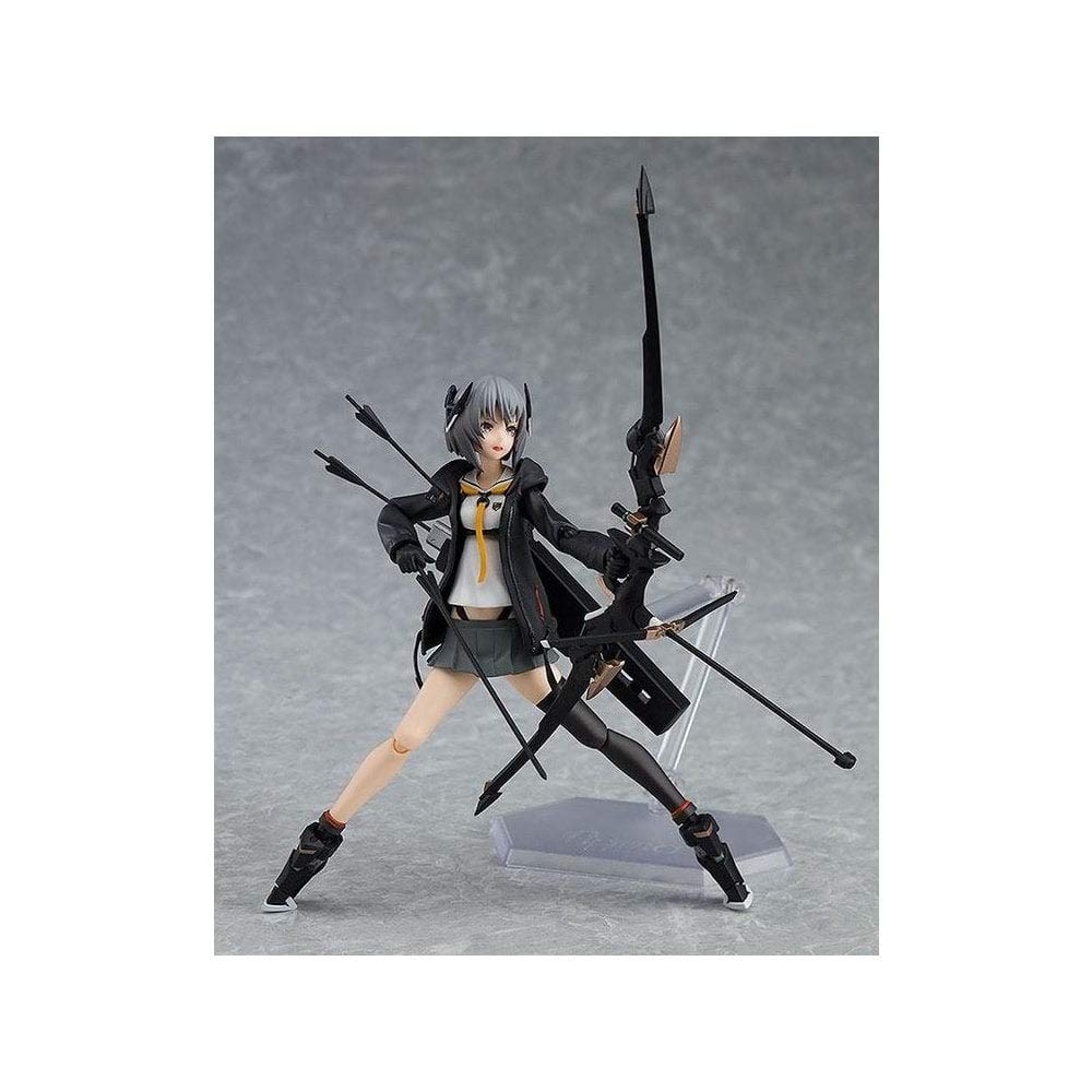Roku Figma Action Figure - Heavily Armed High School Girls Collectible (Multicolor) | Perfect for Anime Fans, Display Shelves & Gift Giving
