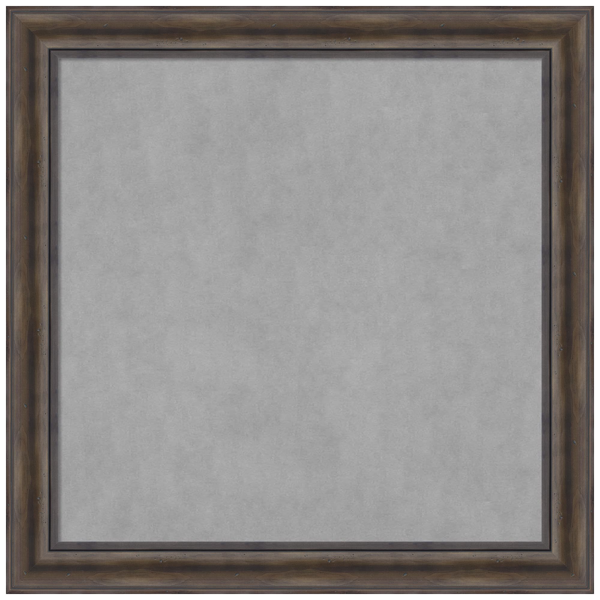 Rustic Pine Custom Framed Magnetic Bulletin Board (33x33 inches) - Multiple Size Options - Dry Erase Whiteboard for Home Office Organization - Perfect for Kitchen Memos, Kids Art Display & Office Notes