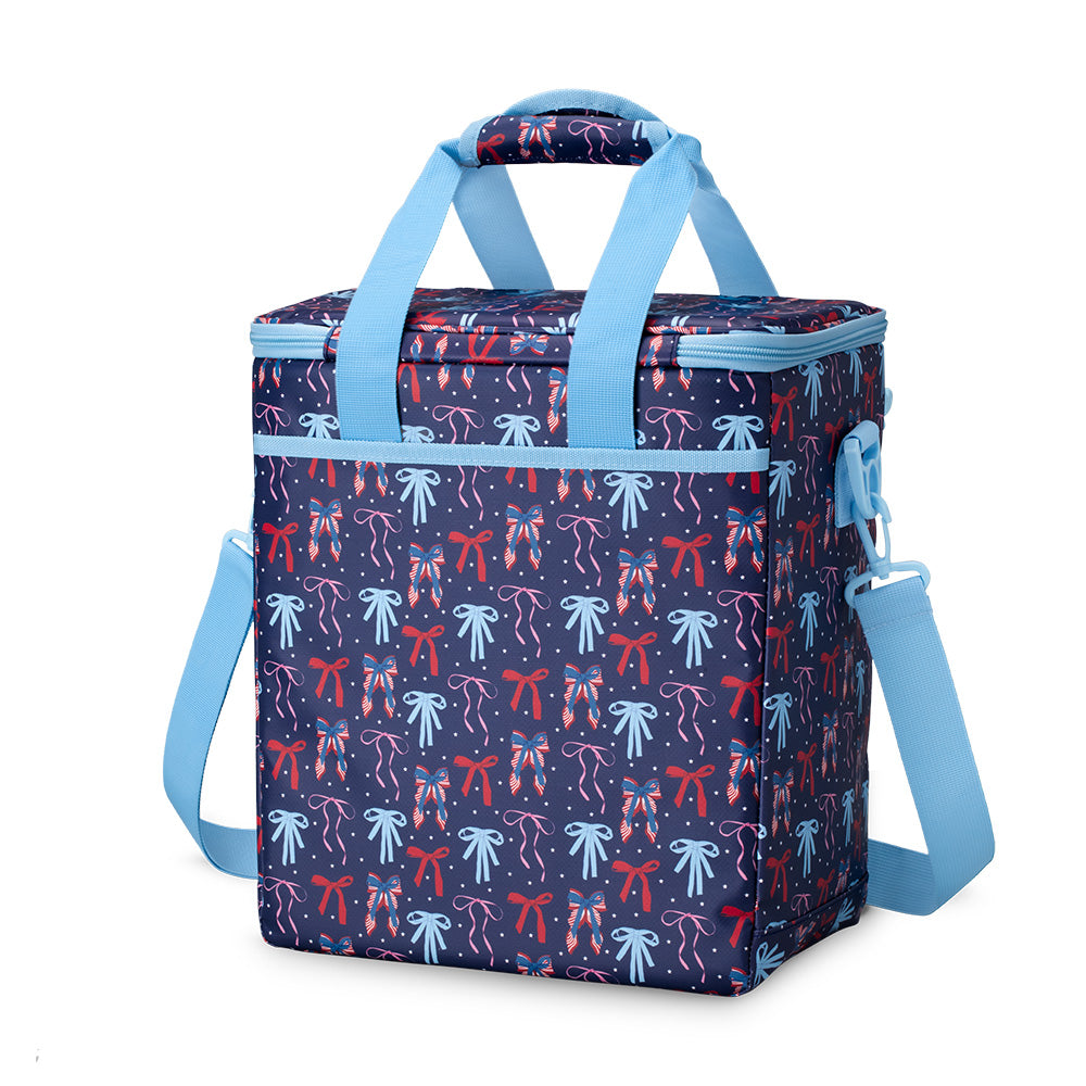 Miss Independence Boxxi 24 Can Cooler - Insulated Soft-Sided Cooler Bag for Picnics, Beach Trips & Tailgating | Keeps Drinks Cold for Hours