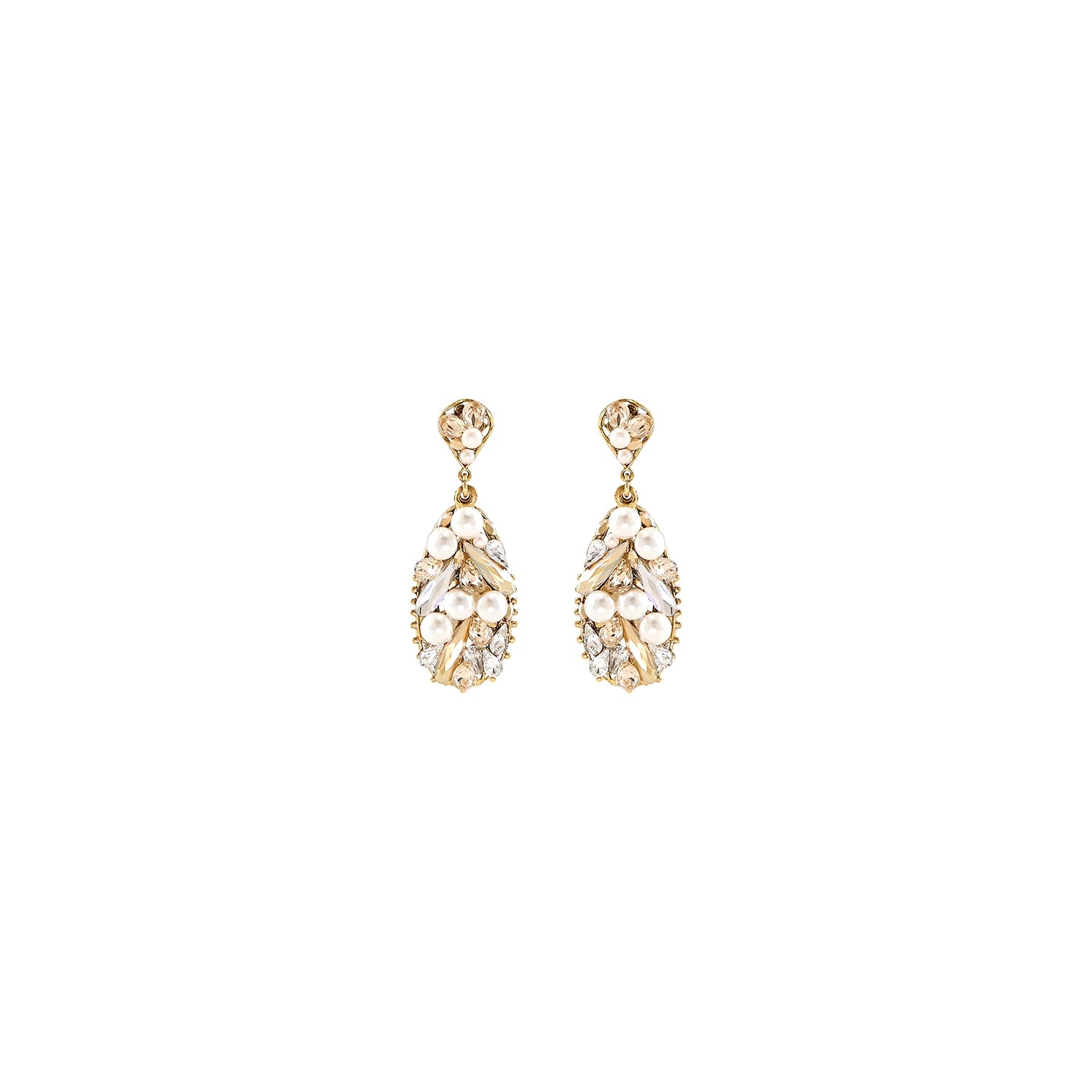 SONNET BLOOM EARRINGS - Elegant Floral Dangle Earrings for Women | Perfect for Weddings, Parties & Date Nights | Hypoallergenic & Lightweight Jewelry Gift