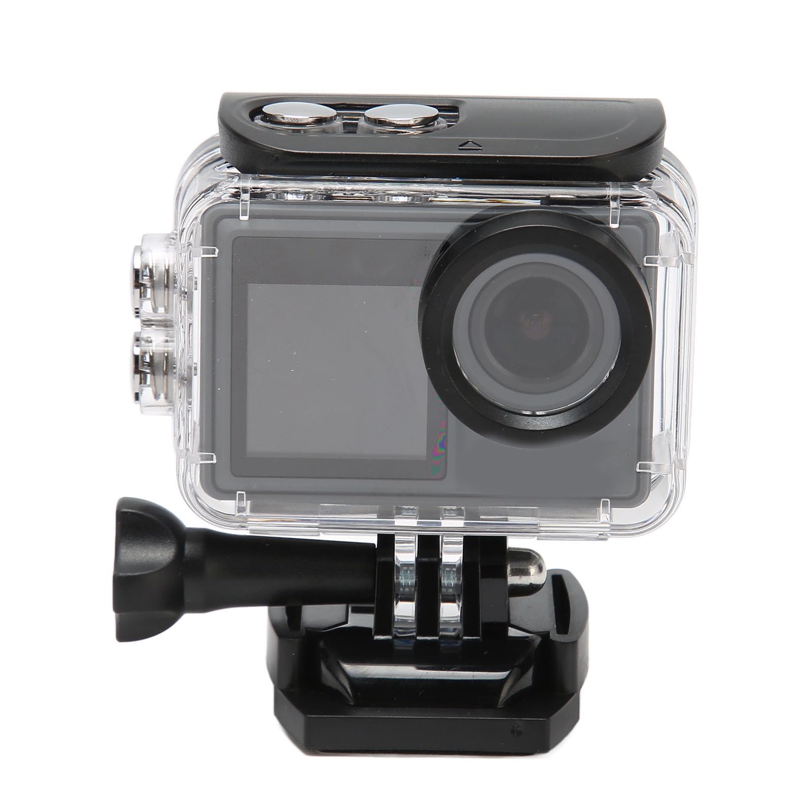 Fockety 5K WiFi Action Camera - Waterproof Underwater Sports Camera with Dual Color Screen & Remote Control - Ideal for Diving, Cycling, Surfing, and Outdoor Adventures