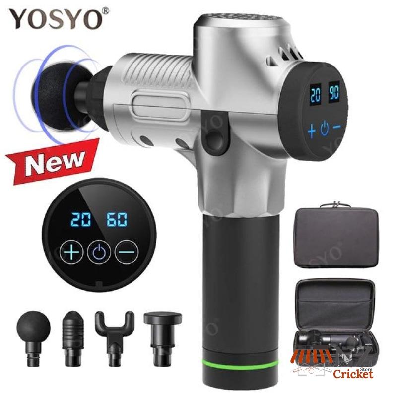 Deep Tissue Massage Gun with LCD Display - Portable Muscle Massager for Pain Relief & Recovery - Perfect for Athletes, Gym Workouts & Home Use