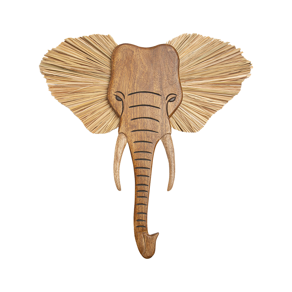 Adorable Crane Baby Elephant Wall Decor - Handmade Nursery Room Art for Kids & Baby Shower Gifts - Perfect for Children's Bedroom, Playroom & Nursery Decor