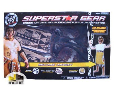 JAKKS Pacific WWE Wrestling Superstar Gear - Umaga Roleplay Costume Set for Kids & Adults | Perfect for Halloween, Cosplay & WWE Fan Events