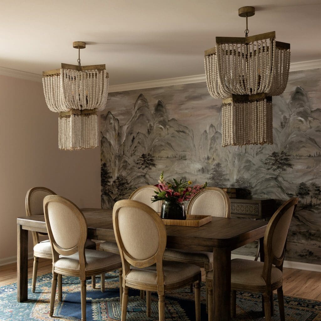 Cyan Design 09260 Estrella Pendant Light Fixture - White Wide Drum Shade - Modern Ceiling Lighting for Dining Room, Bedroom & Living Room