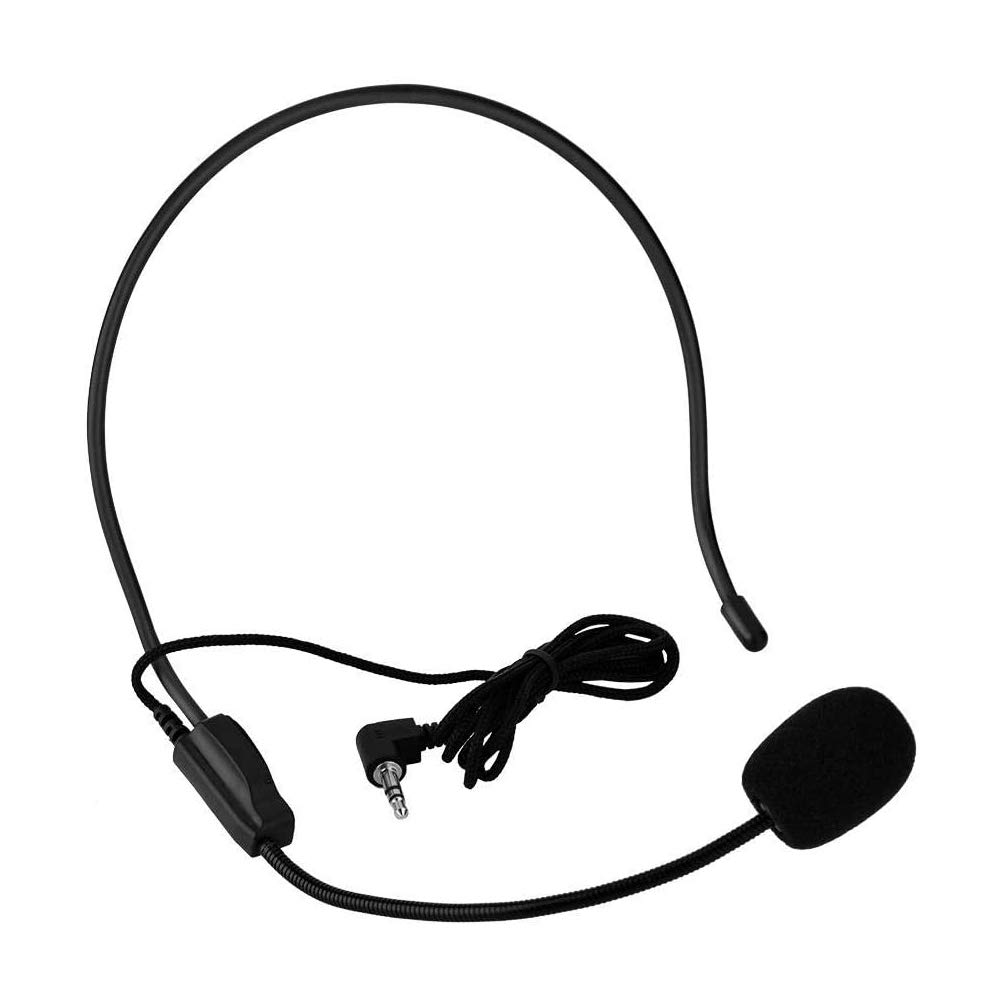 Yosoo Universal Over-Ear Boom Microphone Headset with 3.5mm Jack - ABS Plastic Black Headwear for Singing, Dancing & Live Performances - Perfect for Karaoke, Stage Shows & Entertainment Events