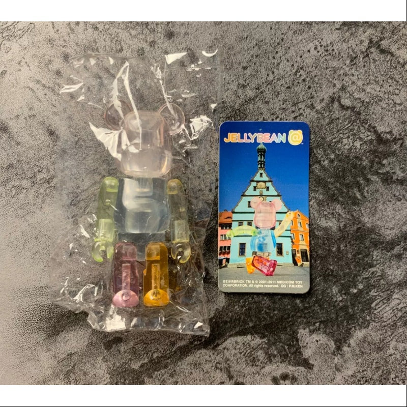 Bearbrick Series 22 JELLYBEAN Iridescent 100% Collectible Figure - Limited Edition Vinyl Art Toy for Display & Gifting - Perfect for Anime Fans, Collectors, and Home Decor