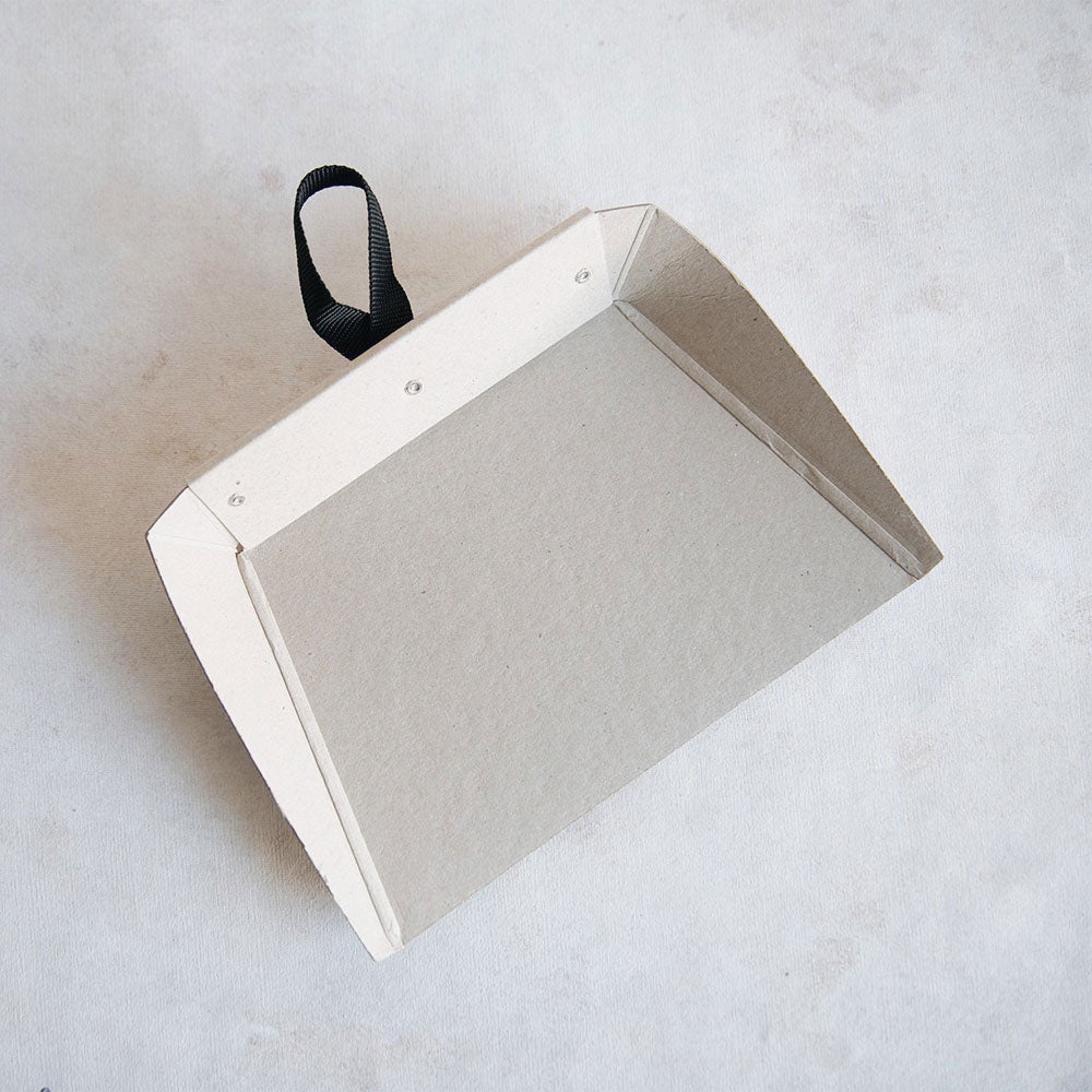 Eco-Friendly Cardboard Dustpan - Lightweight, Durable & Biodegradable for Home, Office & Cleaning Supplies - Perfect for Quick Cleanups & Sustainable Living