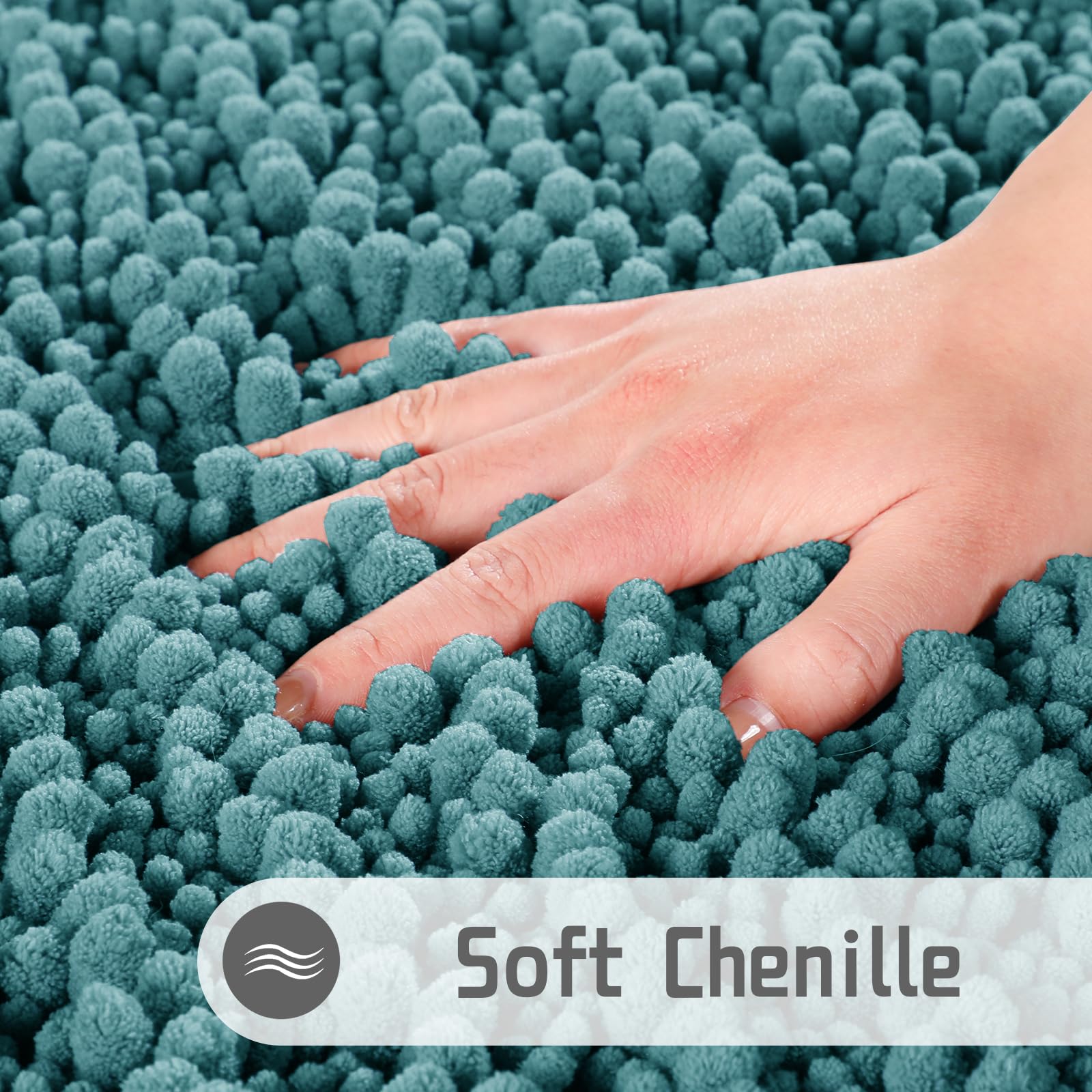 Non-Slip Soft Absorbent Bath Mat - 44