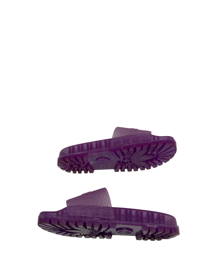 Gucci x Adidas Women's Platform Sandals with Rubber Logo - Size 36 (US 6) - Perfect for Summer Outfits, Beach Vacations & Casual Street Style