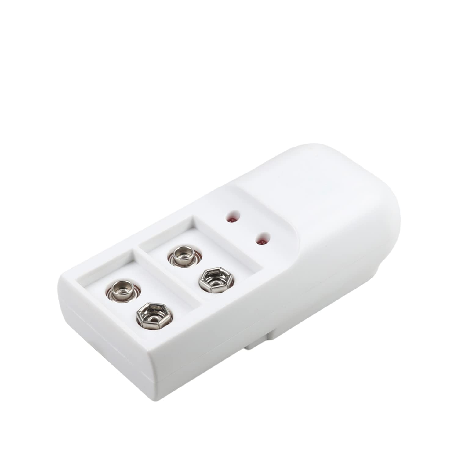 Fielect 9V Rechargeable Battery Charger with 20mA Capacity - US Plug Wall Charger for Smoke Detectors, Guitar Pedals & Electronic Devices