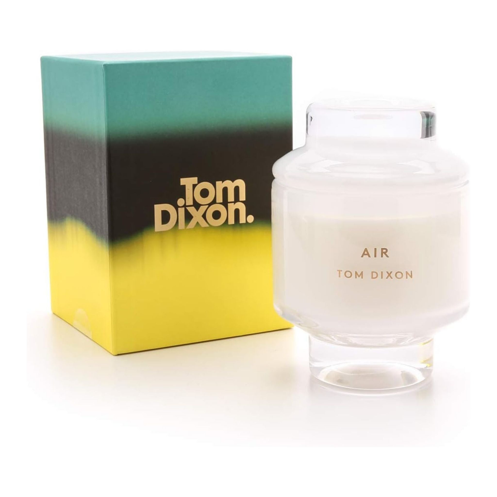 TOM DIXON Elements Air Scented Candle 300g - Premium Home Fragrance for Living Room, Bedroom & Bathroom Decor