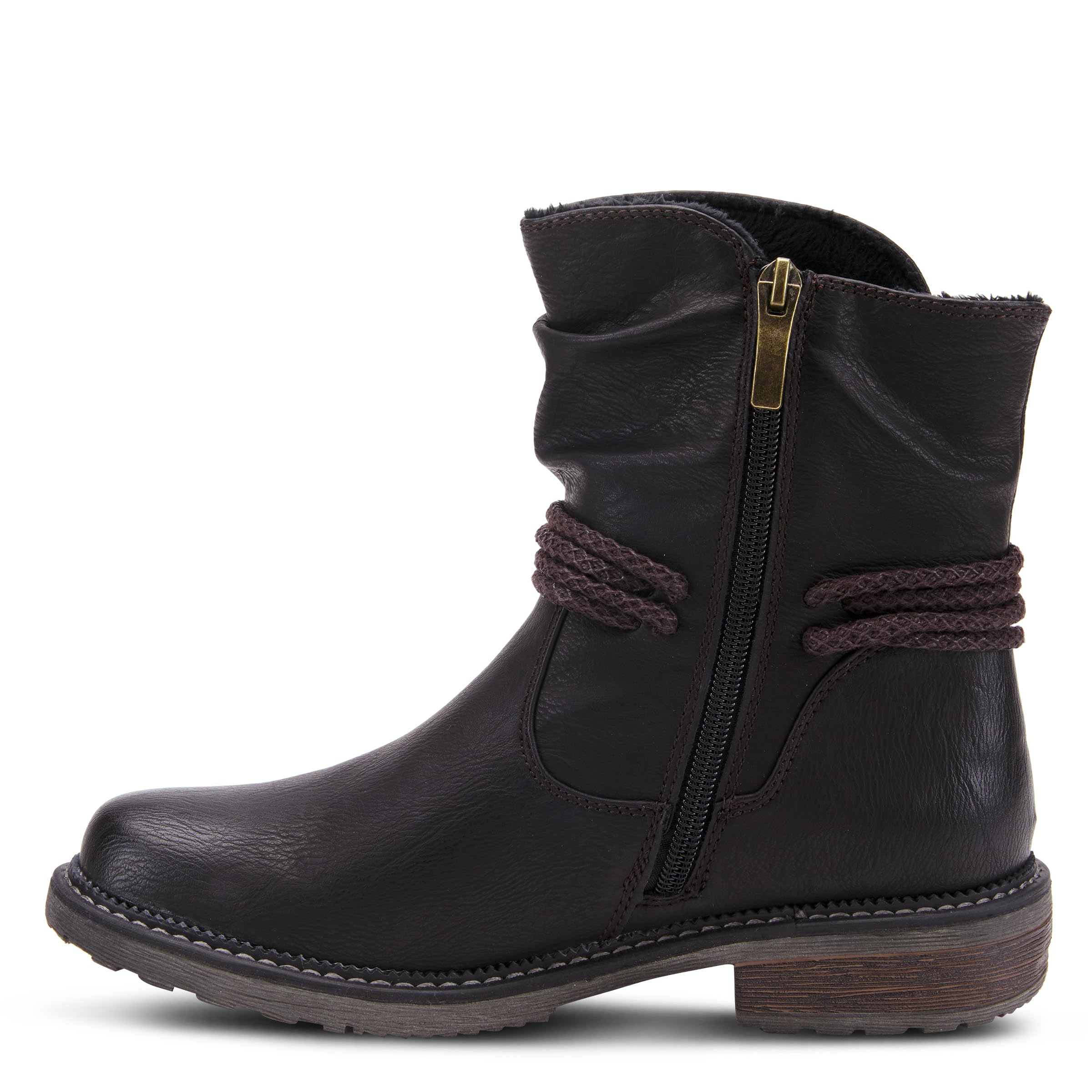 Spring Step Women's Mid Calf Boots - Comfortable Ankle Booties for Fall & Winter | Waterproof & Slip-Resistant | Perfect for Work, Casual Outfits & Outdoor Activities