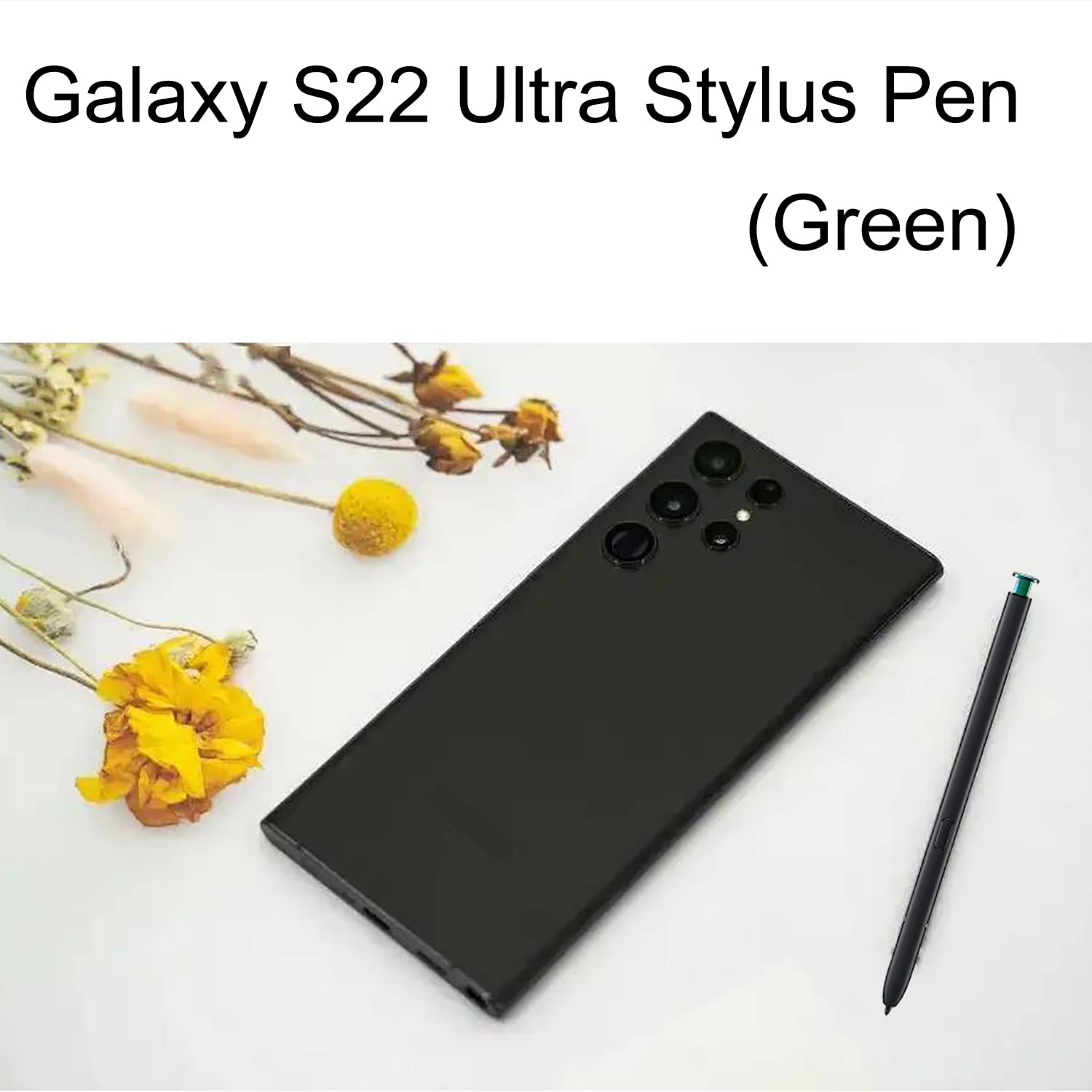 2 Pack Replacement Stylus Pen for Samsung Galaxy S22 Ultra - S Pen Compatible with S22 Ultra (Green) | Precise Touch Screen Writing & Drawing | Perfect for Note Taking, Digital Art & Professional Use