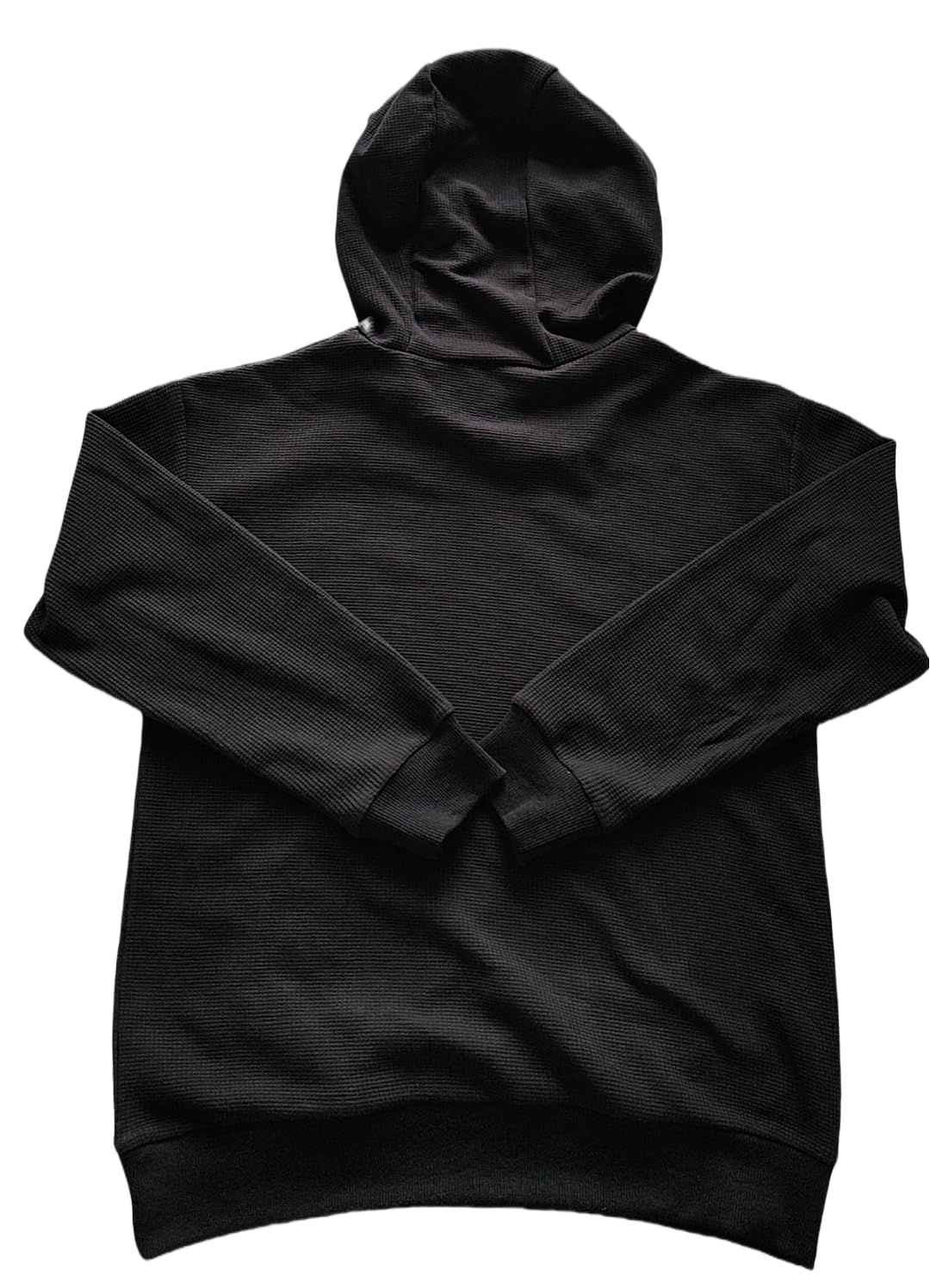Soft Waffle Knit Cotton Hoodie for Women & Men - Pullover Style with Kangaroo Pocket | Perfect for Casual Wear, Loungewear & Fall Outfits