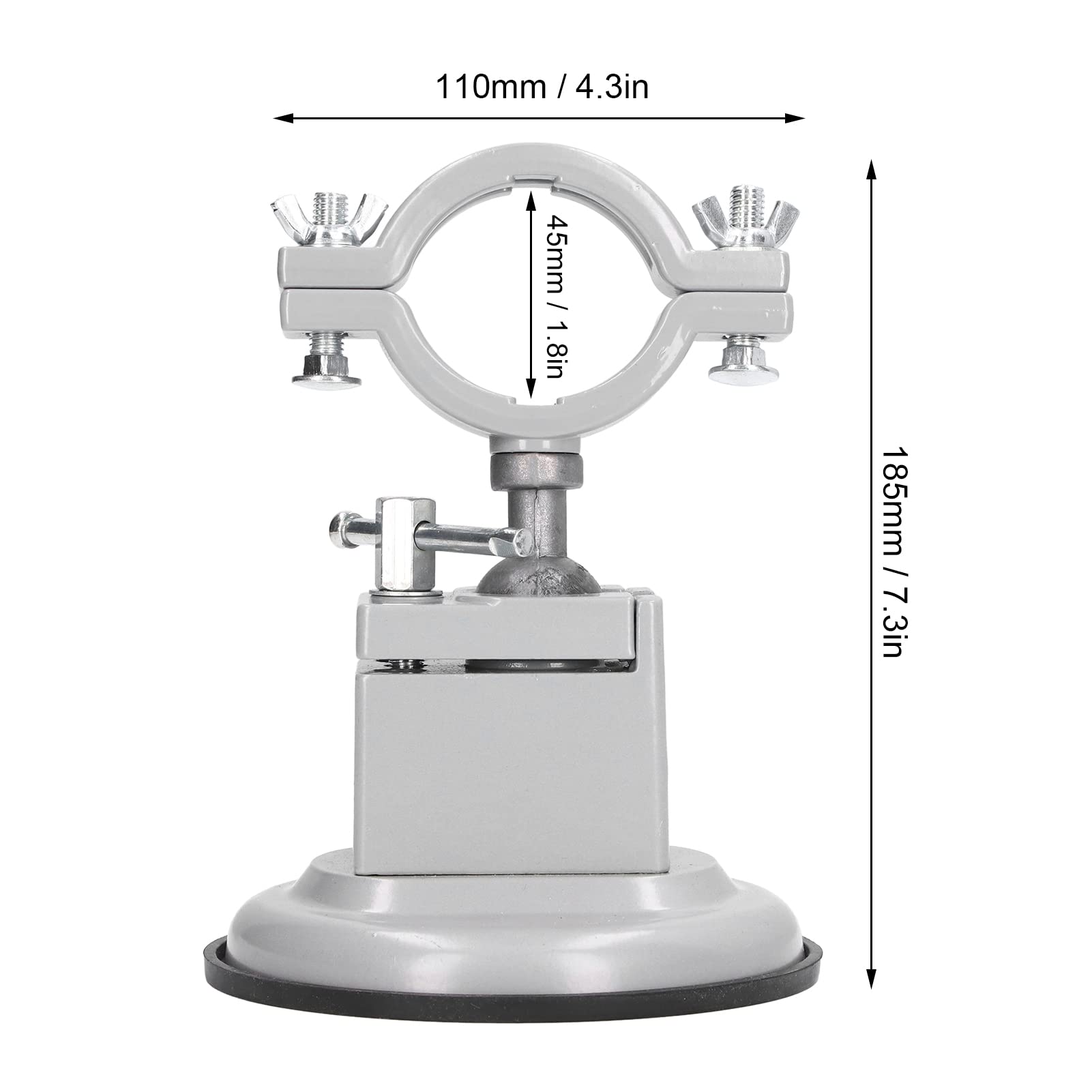 360 Degree Rotating Bench Vise Clamp - Heavy Duty Aluminum Alloy Workbench Vise with Suction Cup Base for Model Building, Electronics Repair, Jewelry Making & DIY Projects | Perfect for Hobbyists, Craftsmen & Professionals