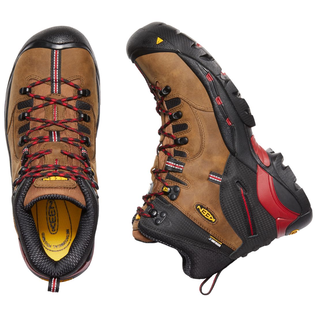 Keen Hamilton 1020096 Men's Size 6 Waterproof Composite Toe Hiking Work Boots - OSHA Approved Safety Shoes for Construction & Outdoor Work