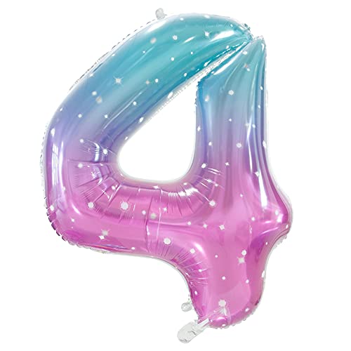 Number 4-space Gradient Color
