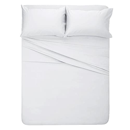 Premium 400 Thread Count RV King Sheets 72x80 - 100% Long Staple Egyptian Cotton Bed Sheet Set (4PC) with 15