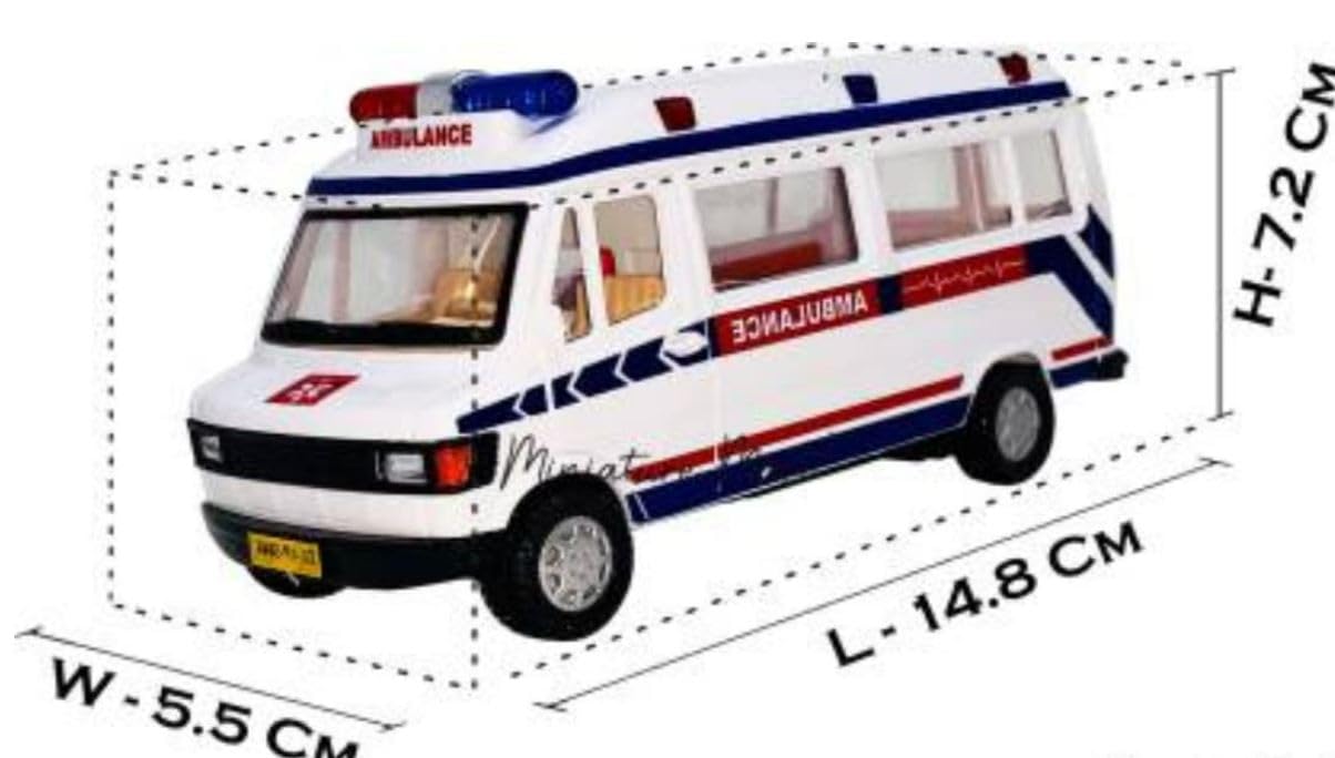 Vedanshi Toys First Responder Toy Cars Set - Jeep & Ambulance Duo for Kids | Emergency Rescue Role Play, Pretend Play, Gift for Boys & Girls | Perfect for Birthday Parties, Preschool Learning & Imaginative Play