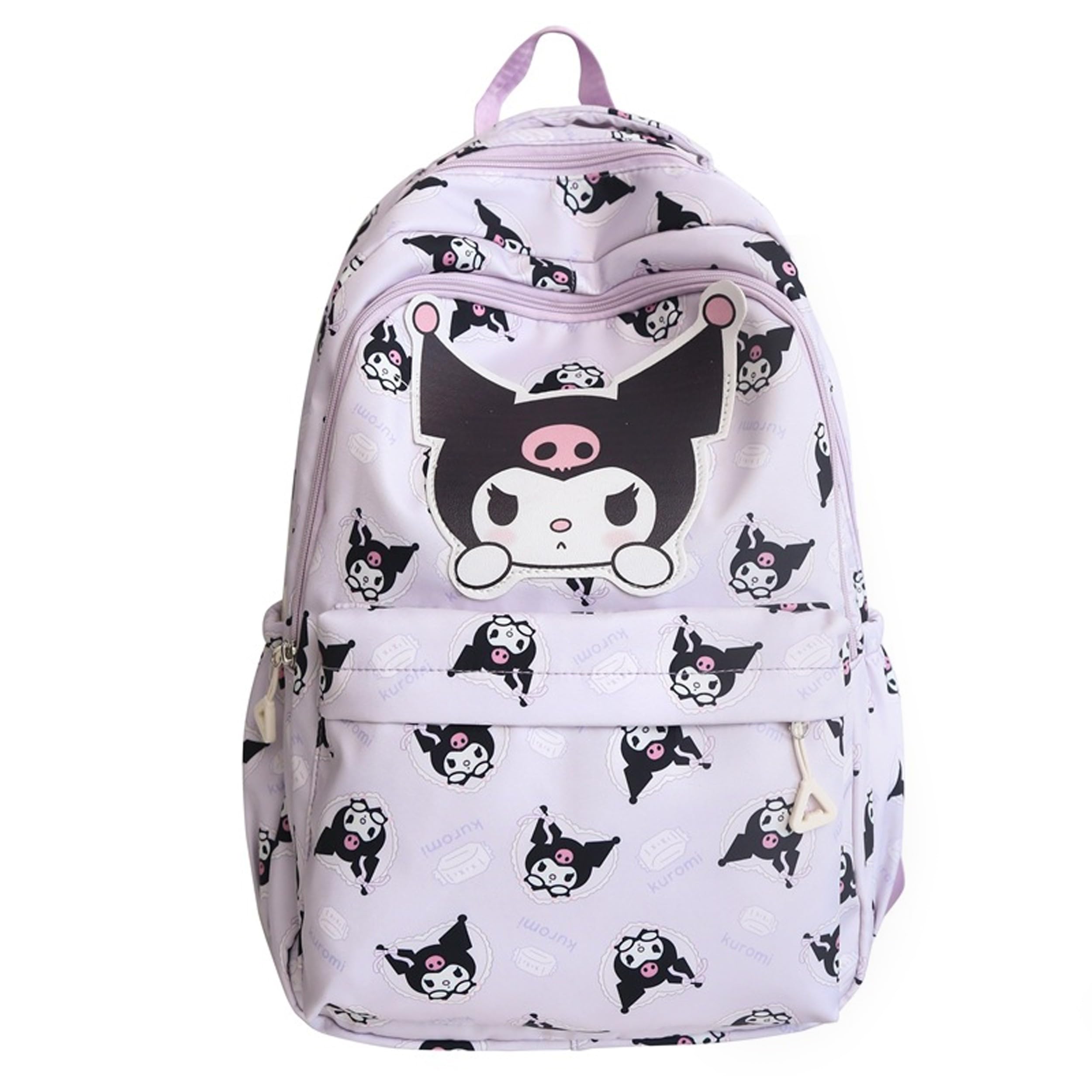Kuromi Anime Print Casual Backpack - Laptop Backpack for Travel, Hiking & School | Stylish Unisex Rucksack with All-Over Character Design | Perfect for College, Work & Everyday Use
