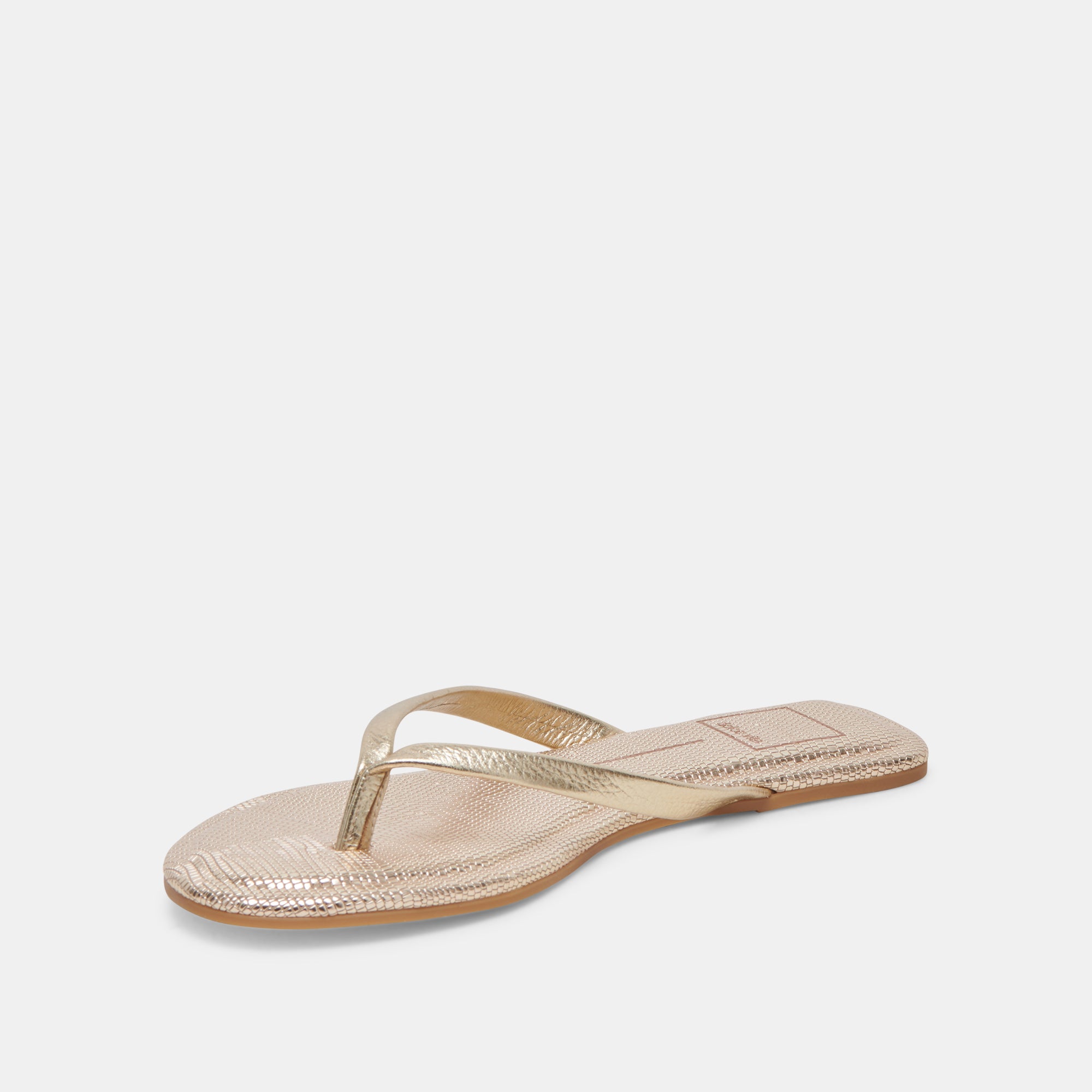 LAYNEY Women's Light Gold Metallic Leather Sandals - Comfortable & Stylish for Summer, Beach, and Casual Outings
