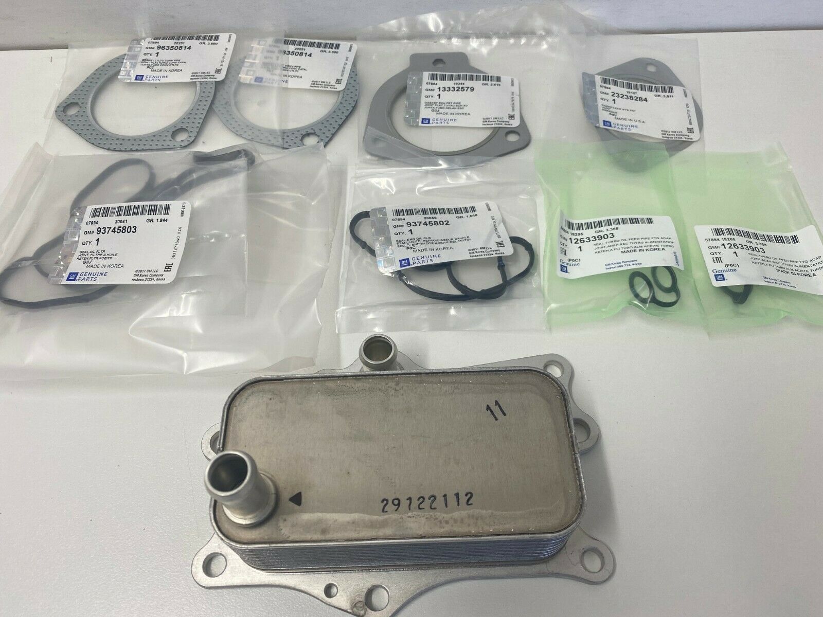 Genuine Holden Cruze & Captiva Diesel Engine Oil Cooler Kit - High Performance Replacement Part for Smooth Engine Operation - Perfect for Off-Roading, Towing & Extreme Driving Conditions
