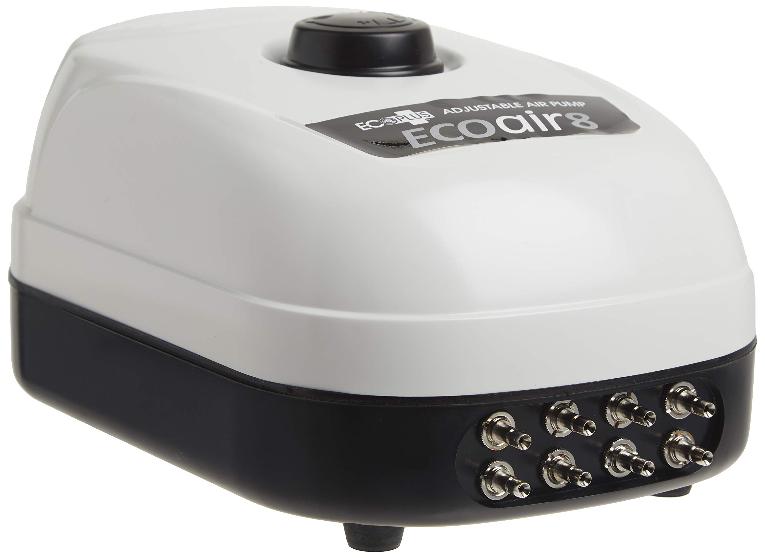 EcoPlus 380 GPH (1440 LPH, 13W) Air Pump with 8 Outlets - High Performance for Aquariums, Fish Tanks, Ponds, Hydroponics & Water Fountains | Perfect for Aeration, Oxygenation & Water Circulation in Home & Commercial Use