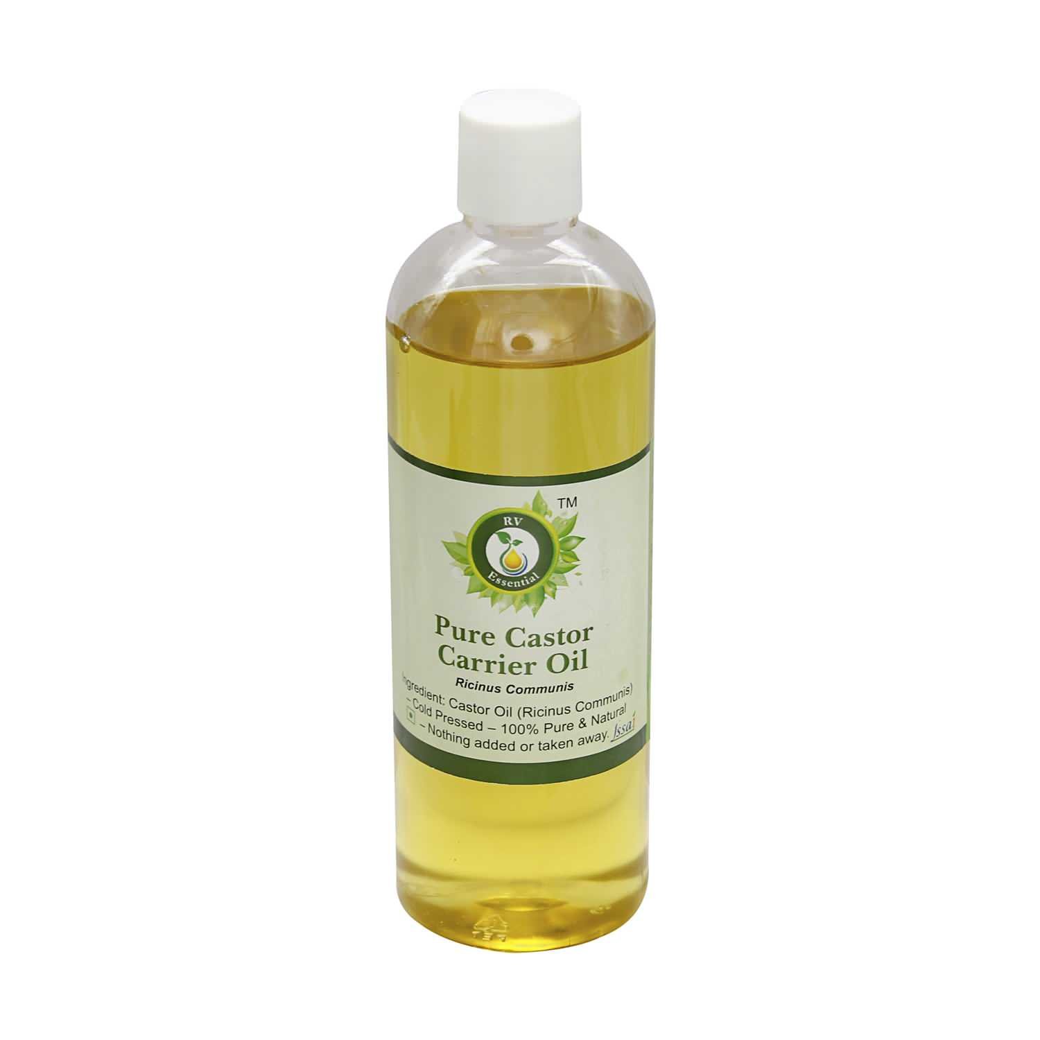 100% Pure Cold Pressed Castor Oil 100ml & Steam Distilled Lavender Essential Oil 10ml Set - Natural Unrefined Hair Growth & Skin Care Treatment - Perfect for Eyelash Growth, Massage Therapy and Aromatherapy Relaxation