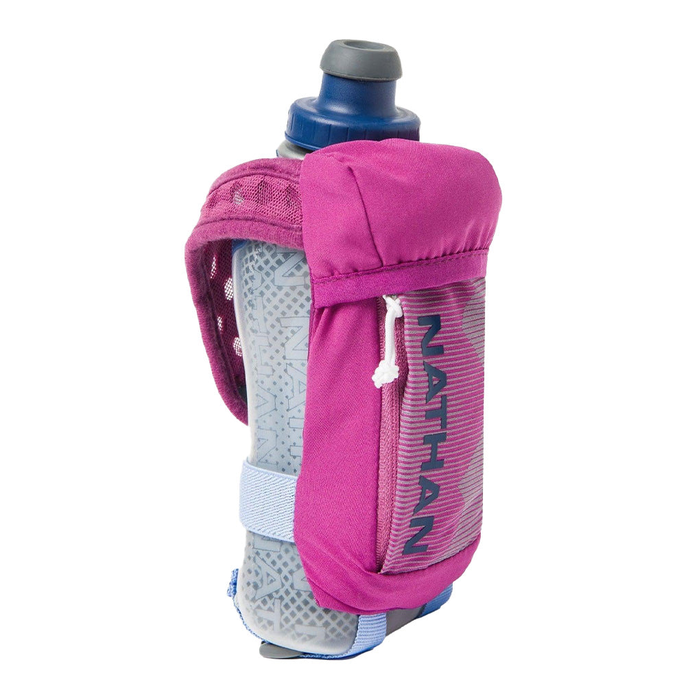 Nathan Quicksqueeze 12oz Insulated Handheld Water Bottle - Lightweight & Leakproof for Running, Hiking, Cycling & Outdoor Sports